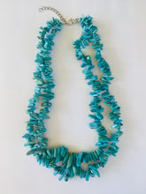 Load image into Gallery viewer, Turquoise chip bead necklace