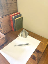 Load image into Gallery viewer, Zebra Calcite pyramid, paper weight or unique display piece - Large
