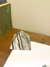 Load image into Gallery viewer, Zebra Calcite pyramid, paper weight or unique display piece - Large