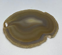 Load image into Gallery viewer, Natural polished Agate Slice drink coaster