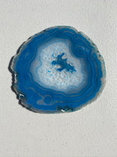 Load image into Gallery viewer, polished teal agate slice drink coasters - set of 4 TCMD0001