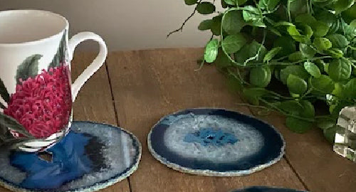 Celebrate Nature’s Artistry with Agate Coasters: The Perfect Natural Stone Coasters for Your Home