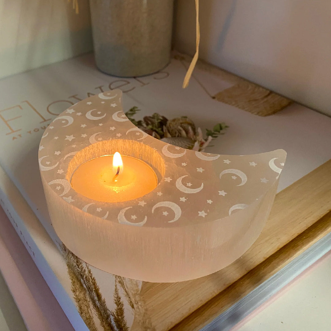 Shine Bright with Genuine Crystal Tea Light Holders Evolving Earth