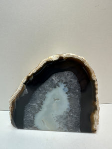 Natural Agate end - natural stone paper weight - home decor or unique office display