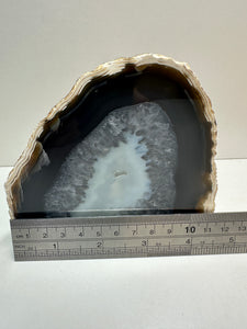 Natural Agate end - natural stone paper weight - home decor or unique office display