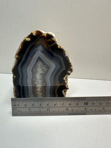 Natural Agate end - natural stone paper weight - home decor or unique office display