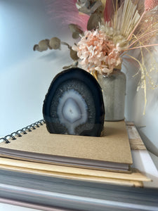 Natural Agate end - natural stone paper weight - home decor or unique office display