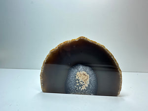 Natural Agate end - natural stone paper weight - home decor or unique office display