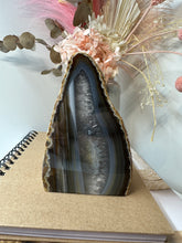 Load image into Gallery viewer, Natural Agate end - natural stone paper weight - home decor or unique office display