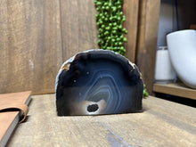 Load image into Gallery viewer, Natural Agate end - natural stone paper weight - home decor or unique office display