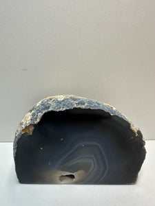 Natural Agate end - natural stone paper weight - home decor or unique office display