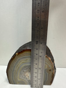 Natural Agate end - natural stone paper weight - home decor or unique office display