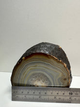 Load image into Gallery viewer, Natural Agate end - natural stone paper weight - home decor or unique office display