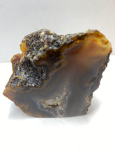 Load image into Gallery viewer, Natural Agate end - natural stone paper weight - home decor or unique office display