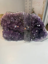 Load image into Gallery viewer, Natural Amethyst Crystal Bookends – Brazilian Amethyst