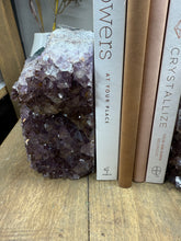 Load image into Gallery viewer, Natural Amethyst Crystal Bookends – Brazilian Amethyst