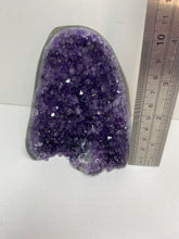 Load image into Gallery viewer, Amethyst Crystal cluster with flat base