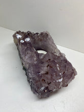 Load image into Gallery viewer, Amethyst Crystal tea light candle holder