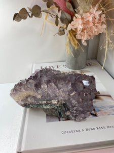 Amethyst Crystal tea light candle holder