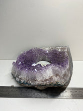 Load image into Gallery viewer, Amethyst Crystal tea light candle holder