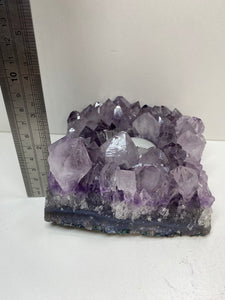 Amethyst Crystal tea light candle holder