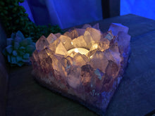 Load image into Gallery viewer, Amethyst Crystal tea light candle holder