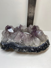 Load image into Gallery viewer, Amethyst Crystal tea light candle holder