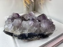 Load image into Gallery viewer, Amethyst Crystal tea light candle holder