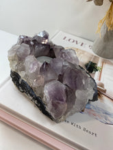 Load image into Gallery viewer, Amethyst Crystal tea light candle holder