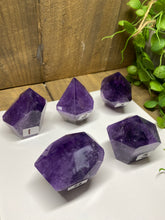 Load image into Gallery viewer, Amethyst short tower hexagon points