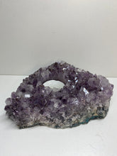 Load image into Gallery viewer, Amethyst Crystal tea light candle holder