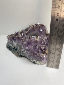 Amethyst Crystal tea light candle holder