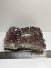 Load image into Gallery viewer, Amethyst Crystal tea light candle holder