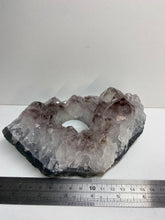 Load image into Gallery viewer, Amethyst Crystal tea light candle holder