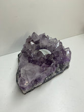 Load image into Gallery viewer, Amethyst Crystal tea light candle holder