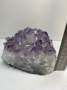 Amethyst Crystal tea light candle holder