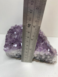 Amethyst Crystal tea light candle holder