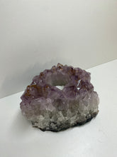 Load image into Gallery viewer, Amethyst Crystal tea light candle holder