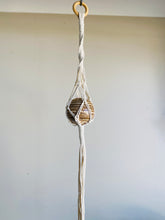 Load image into Gallery viewer, Aragonite sphere Macrame wall or ceiling hanging - hanging crystal