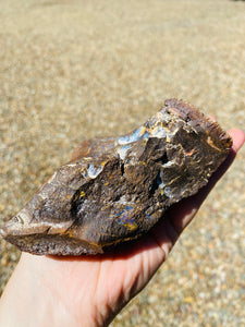 Australian Boulder Opal, natural stone found in Queensland Australia