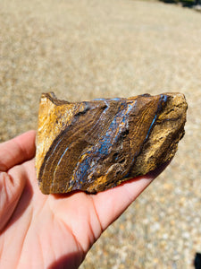 Australian Boulder Opal, natural stone found in Queensland Australia