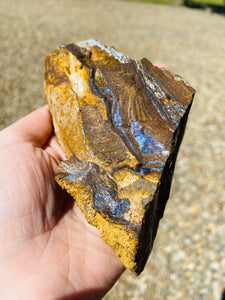 Australian Boulder Opal, natural stone found in Queensland Australia