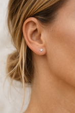 Load image into Gallery viewer, Sterling Silver Star Stud Earrings – Dainty 925 Star Earrings for Everyday Wear