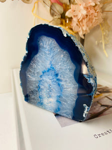 Blue Agate tea light Candle Holder