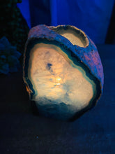 Load image into Gallery viewer, Blue Agate tea light Candle Holder