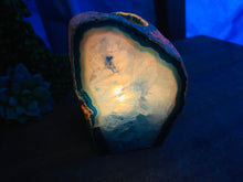 Load image into Gallery viewer, Blue Agate tea light Candle Holder