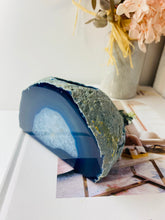 Load image into Gallery viewer, Blue Agate tea light Candle Holder