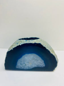 Blue Agate tea light Candle Holder