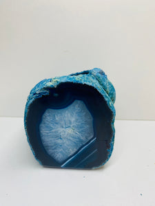 Blue Agate tea light Candle Holder