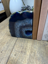 Load image into Gallery viewer, Blue Agate book ends